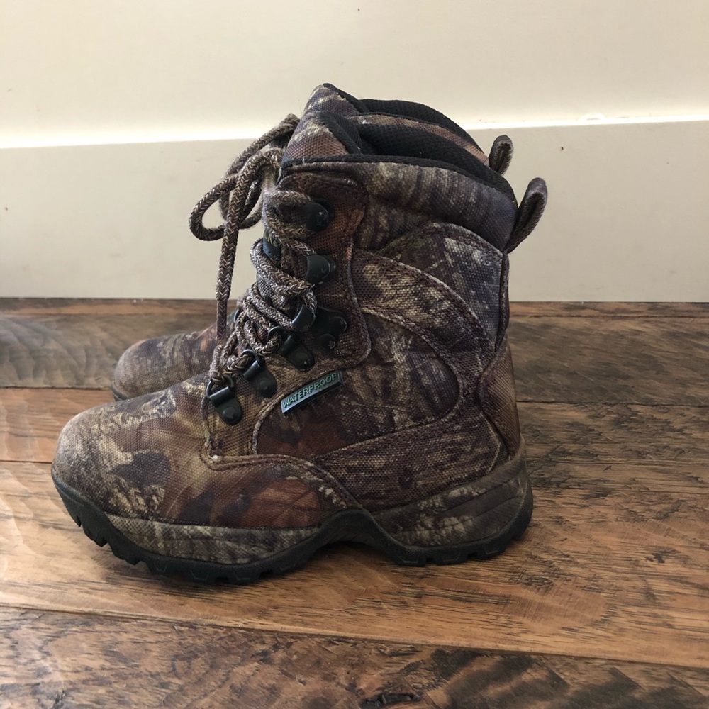 Tamarack Boys Boots Camo Waterproof